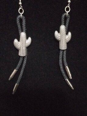 Jonette Jewelry Company Southwestern or Western-themed cactus slide Earrings